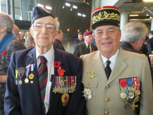 Fred Hicks and General of the Army Herve Gobillard