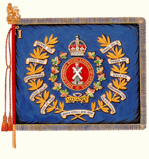Regimental Colours – The Cameron Highlanders of Ottawa ...